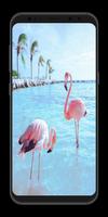 Flamingo wallpaper syot layar 1