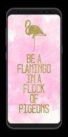 Flamingo wallpaper syot layar 2