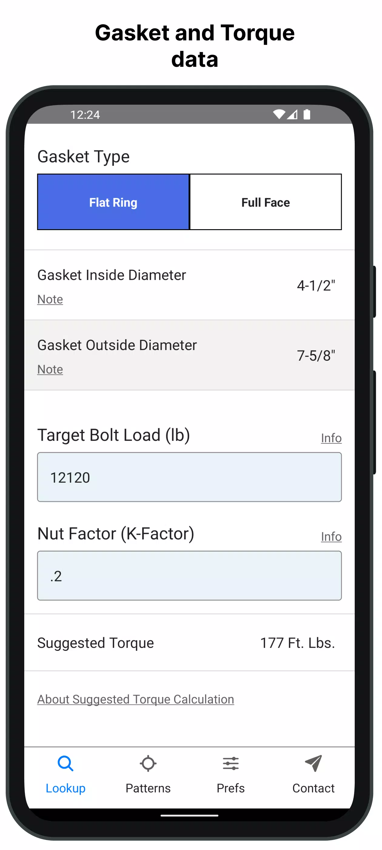 Flange Bolt Chart Size Torque, 47 OFF