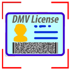 Icona Patente di guida: scanner, lettore, scansione