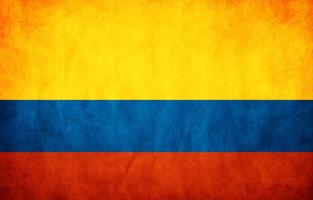 Colombia Flag Affiche