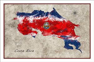 🇨🇷 Costa Rica Flag Wallpapers Ekran Görüntüsü 3