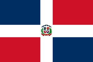 Dominican Flag Cartaz