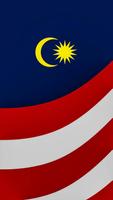Malaysia Flag الملصق