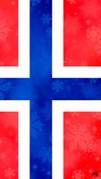 Norway Flag Cartaz