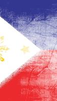 Philippines Flag پوسٹر