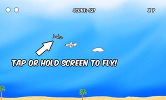 Sky Shark - Retro Arcade Jump capture d'écran 2