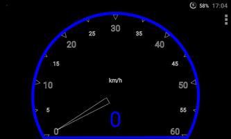 برنامه‌نما Simple GPS Speedometer عکس از صفحه