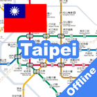 Taipei Metro Map Offline icône