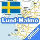 LUND MALMO TRAIN BUS MAP icône