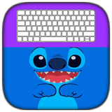 Niedliche blaue Koala-Tastatur