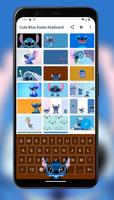 Cute Blue Koala Keyboard 截图 1