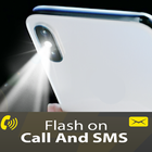flash on call and sms simgesi