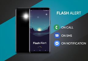 Poster Flash alert for all notification - Sms alert flash