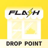 Flash Drop-point icône