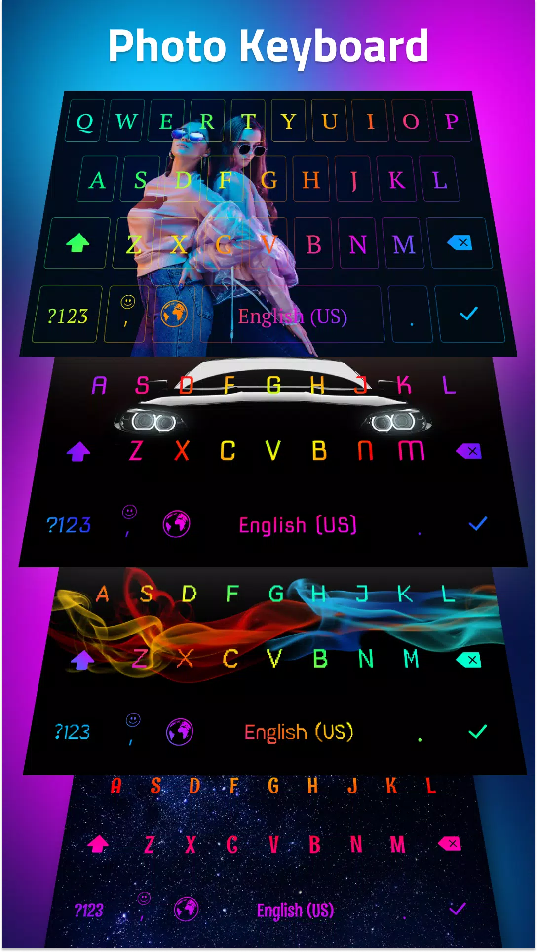 LED Keyboard: Emoji, Font, RGB for Android - APK Download