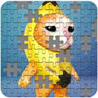 Banana Cat Puzzle Jigsaw icône