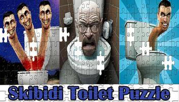 Skibidi Toilet Puzzle Game plakat
