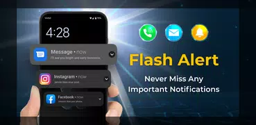 Flash Alert: Flashlight & SMS