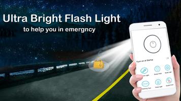Flashlight App free: Mobile Torch & LED Light اسکرین شاٹ 1