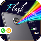 Flash Light Blinking on Call icono