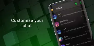 Dark mode SMS theme