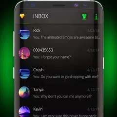 Dark mode SMS theme XAPK download