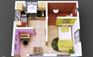 3 डी छोटे हाउस डिजाइन स्क्रीनशॉट 1