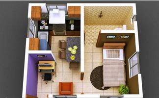 3D Kecil House Design syot layar 2