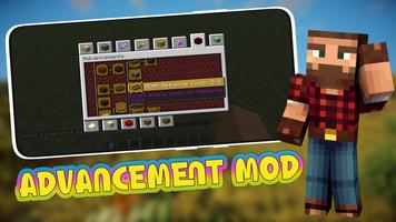 Advancement Mod For Minecraft Affiche