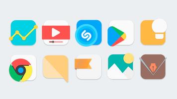 Flat Evo - Icon Pack imagem de tela 1