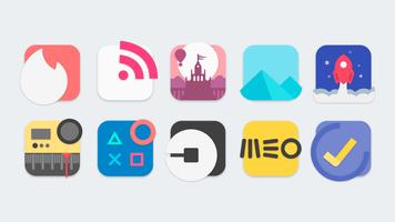 برنامه‌نما Flat Evo - Icon Pack عکس از صفحه