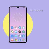 Flat TearDrop - Icon Pack plakat