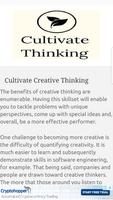 Learn Cultivate Creative Thinking bài đăng