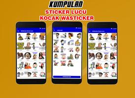 Kumpulan Sticker Lucu Ngakak Lengkap WAStickerApps imagem de tela 1