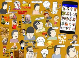 Kumpulan Sticker Lucu Ngakak Lengkap WAStickerApps 스크린샷 2