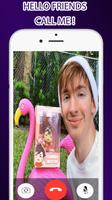 Albert Flamingo Fake Call скриншот 1