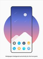 Flat Pie - Icon Pack Affiche