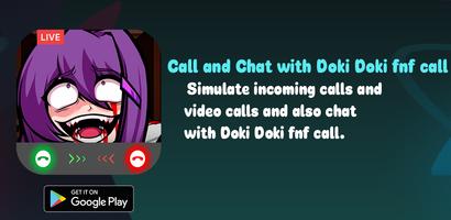 Doki Doki Bad Ending fnf call Poster