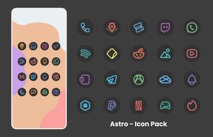 Astro - Icon Pack Screenshot 1