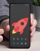 Black Pie - Icon Pack स्क्रीनशॉट 1