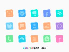Colored Icon Pack Plakat