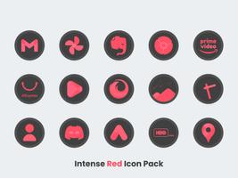 Intense Red - Icon Pack poster
