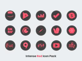 Intense Red - Icon Pack screenshot 2