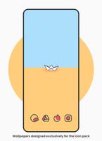 Plume Red - Icon Pack स्क्रीनशॉट 2
