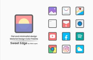 Sweet Edge - Icon Pack постер