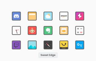 Sweet Edge - Icon Pack スクリーンショット 2