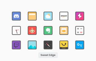 Sweet Edge - Icon Pack скриншот 2