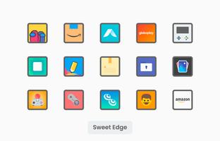 Sweet Edge - Icon Pack اسکرین شاٹ 3