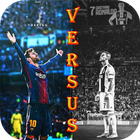 Ronaldo vs messi wallpaper HD icône